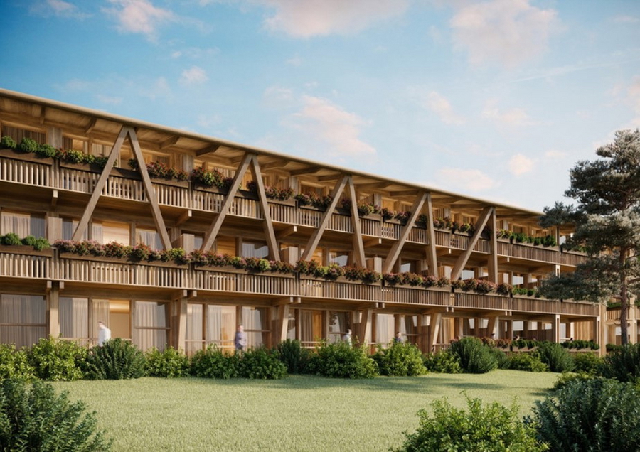 Geplanter Neubau der KIRINUS Alpenpark Klinik