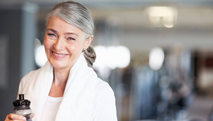 Eine Frau beim Sport in der Rehaklinik für Gastroenterologie