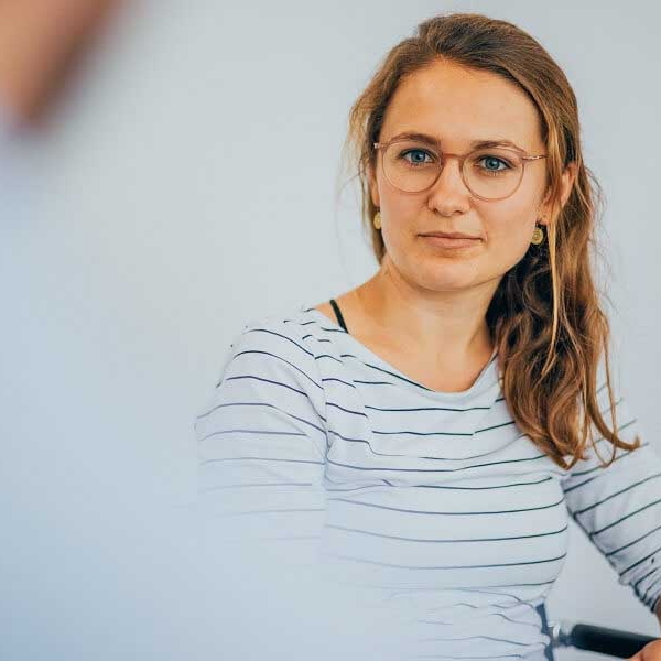 Gesprächssituation zwischen zwei Personen